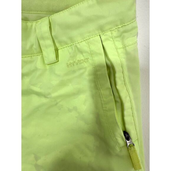 The North Face, neon lime snow pant, lightly lined - Picture 3 of 8